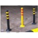 Fixed by a flexible rubber base: the ideal solution for traffic regulation